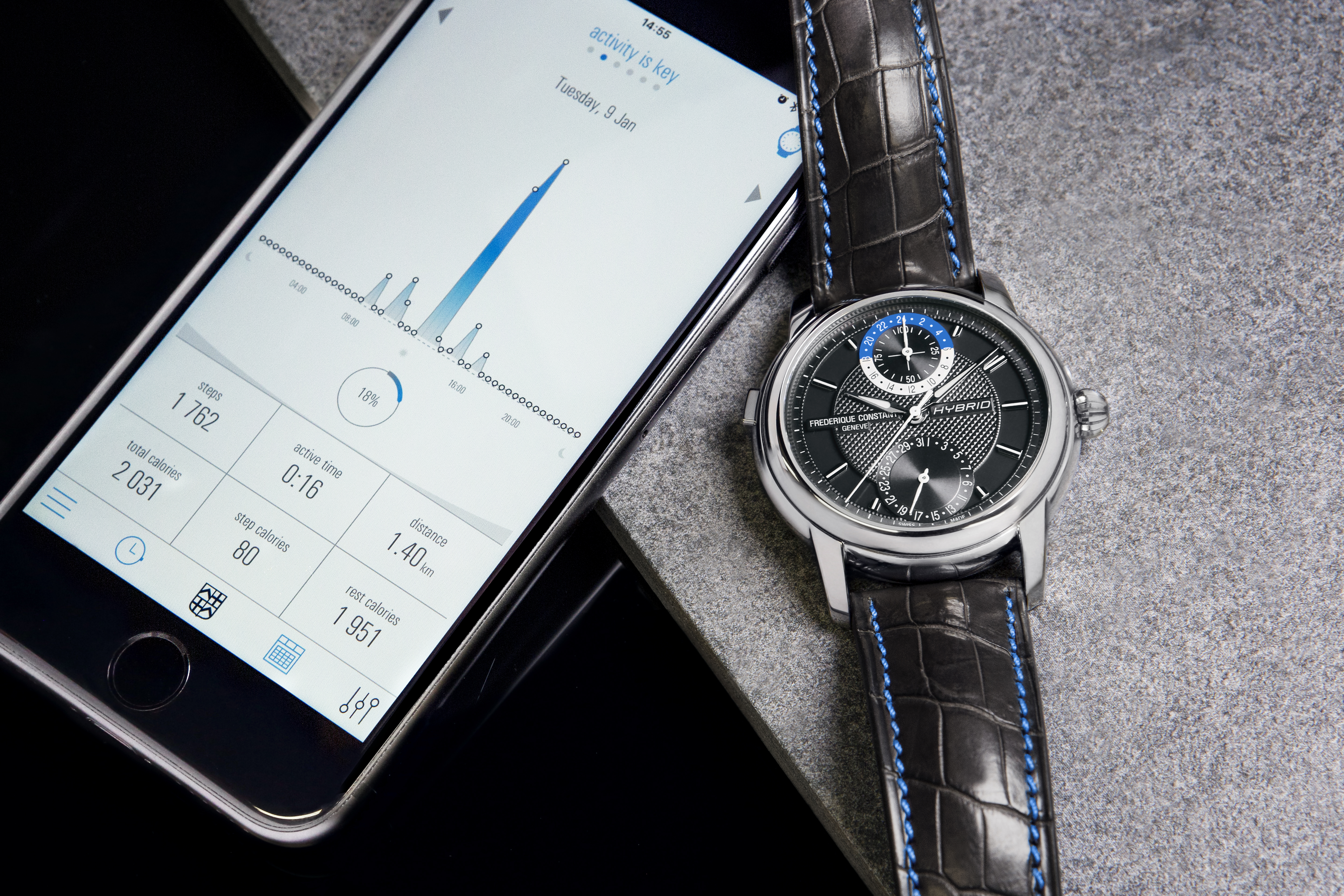 Zegarek Frederique Constant z funkcją Smartwatch