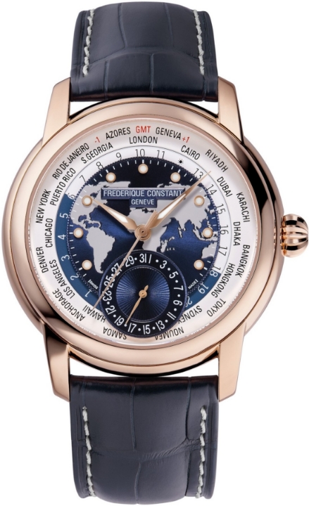 Obrazek Frederique Constant Classics Worldtimer Manufacture 18k