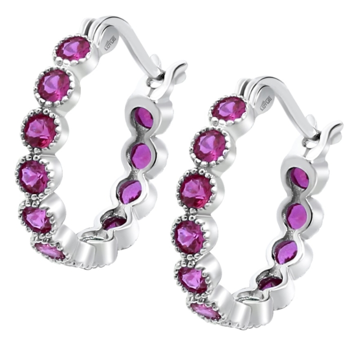 Obrazek LOTUS SILVER kolczyki 