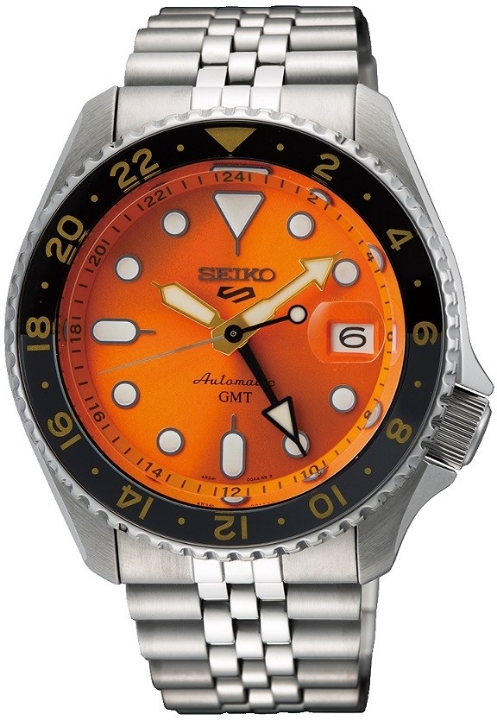 Obrazek Seiko 5 Sports 'Mikan Orange' GMT