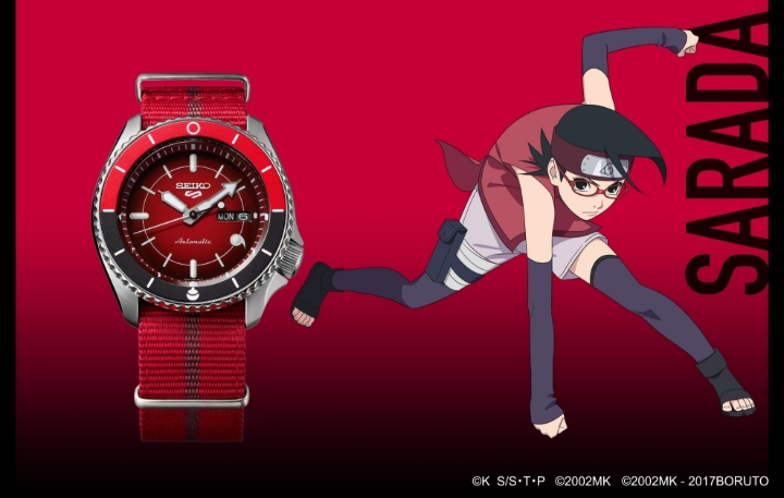 Obrazek Seiko 5 Sports Sarada Uchiha Limited Edition