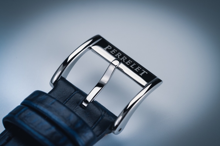 Obrazek Perrelet Weekend 3 Hands Ice Blue