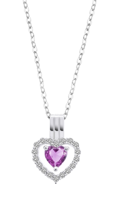 Obrazek LOTUS SILVER naszyjnik 