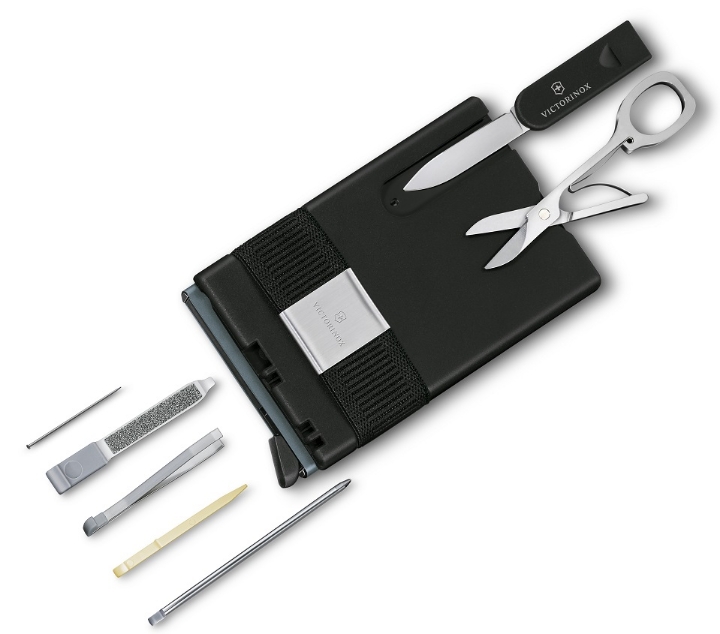 Obrazek Portfel Victorinox Smart Card - czarny/szary