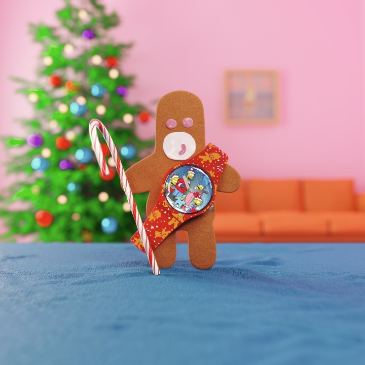 Obrazek Swatch The Simpsons Wondrous Winter Wonderland