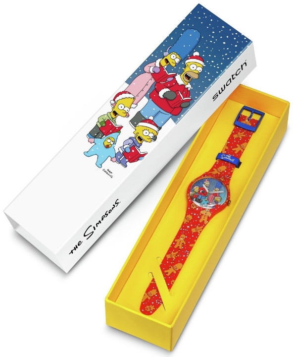 Obrazek Swatch The Simpsons Wondrous Winter Wonderland