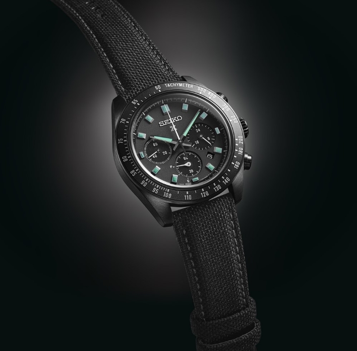 Obrazek Seiko Prospex Speedtimer Solar Chronograph The Black Series ‘Night Vision’