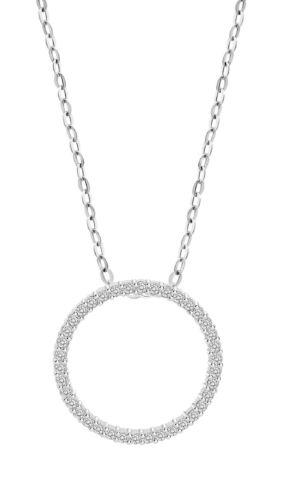 Obrazek LOTUS SILVER naszyjnik 