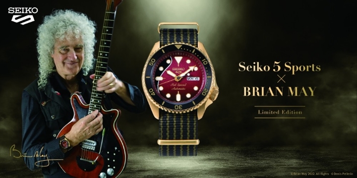Obrazek Seiko 5 Sports Brian May Red Special II Limited Edition