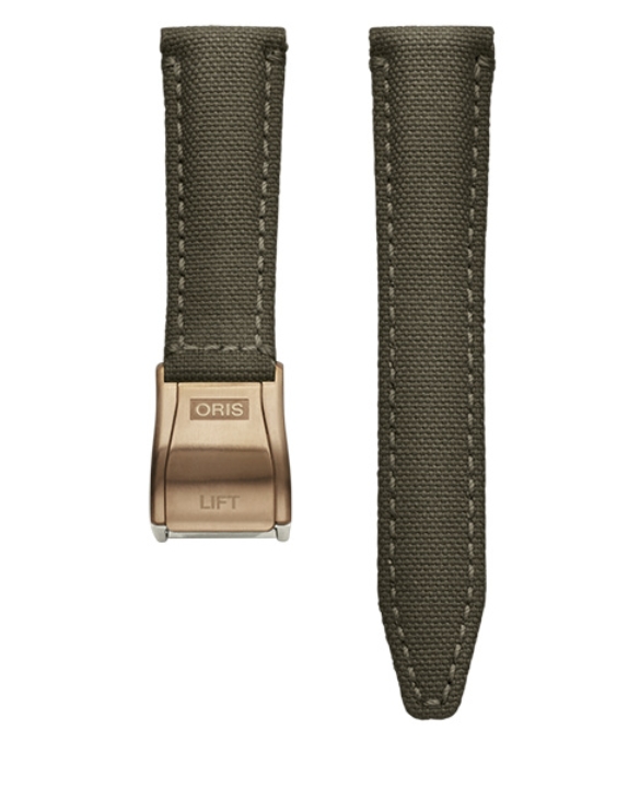 Obrazek pasek materiałowy zielony