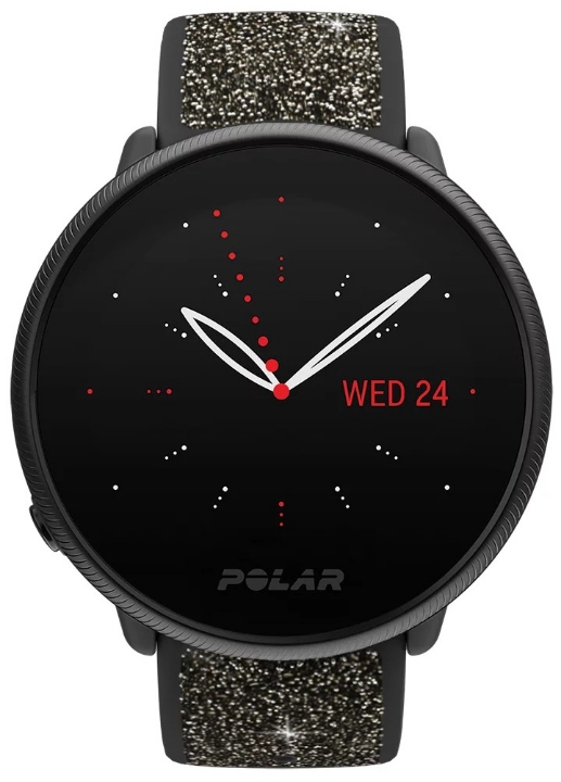 Obrazek POLAR Polar Ignite 2 czarny z paskiem z kryształkami