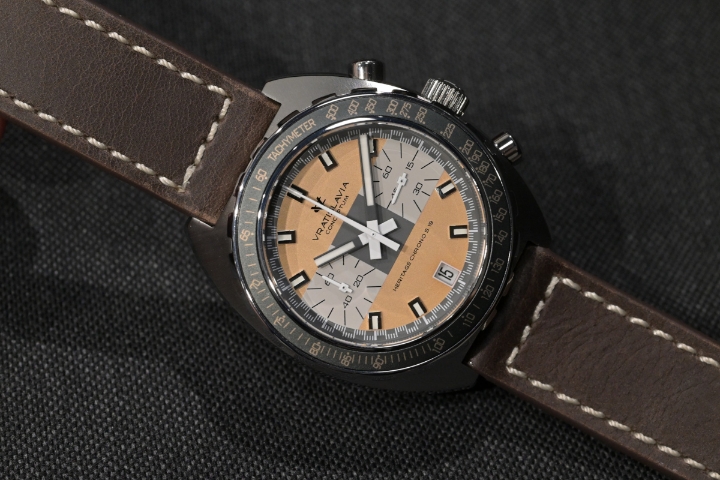 Obrazek Vratislavia Conceptum Heritage Chrono S.19 Brązowy pasek