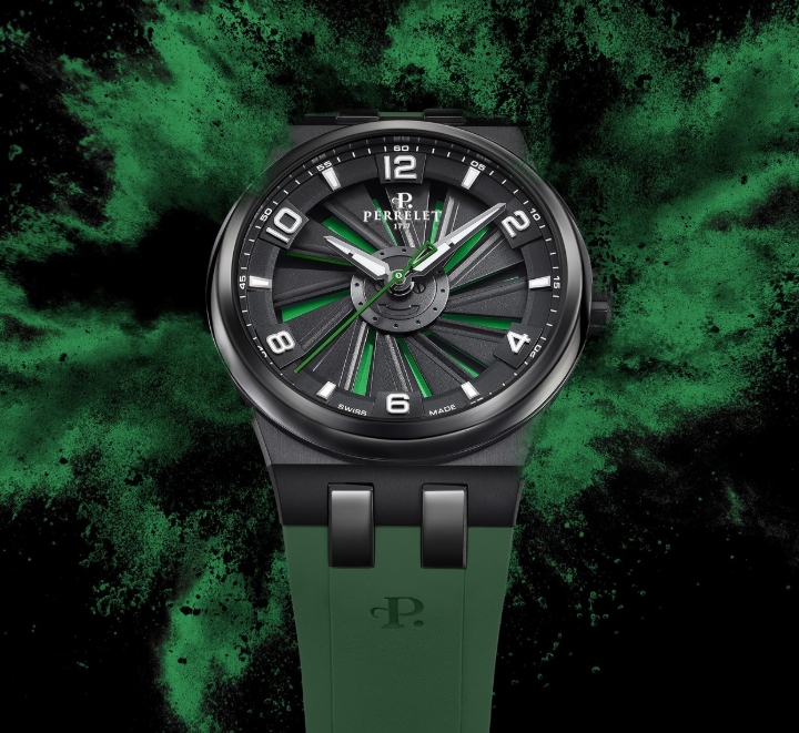 Obrazek Perrelet Turbine Titanium 41 Green