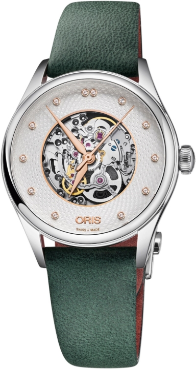 Obrazek Oris Artelier Skeleton Diamonds