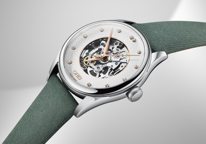 Obrazek Oris Artelier Skeleton Diamonds