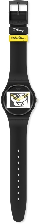 Obrazek Swatch Mickey Blanc Sur Noir