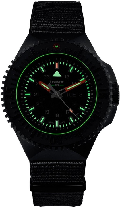 Obrazek Traser P69 Black Stealth Black NATO + UV svítilna zdarma