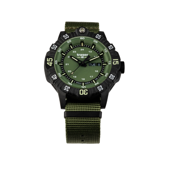 Obrazek Traser P99 Q Tactical Green NATO + UV svítilna zdarma