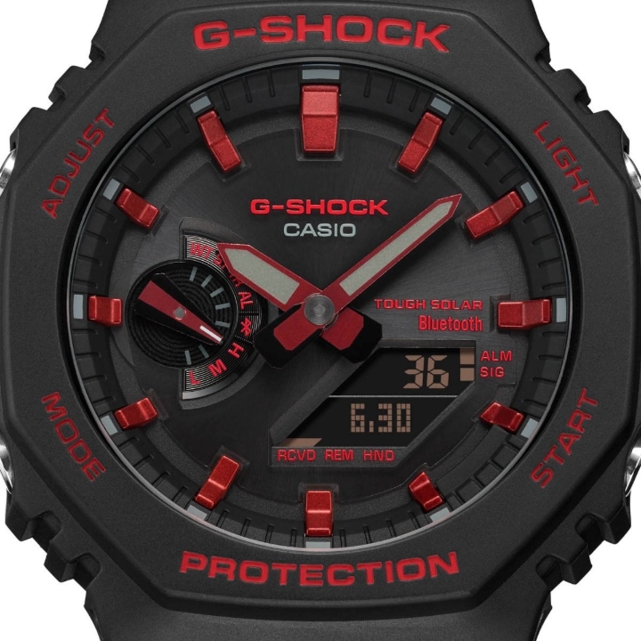 Obrazek Casio G-Shock Carbon Core Guard Tough Solar Bluetooth Ignite Red Series