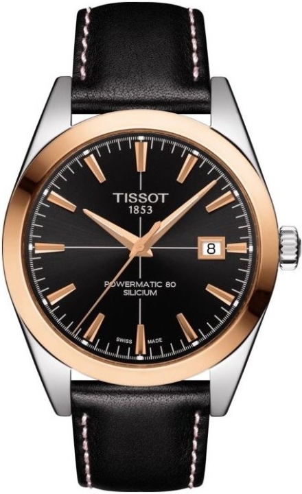 Obrazek Tissot Gentleman Powermatic 80 Silicium 18k Gold Bezel