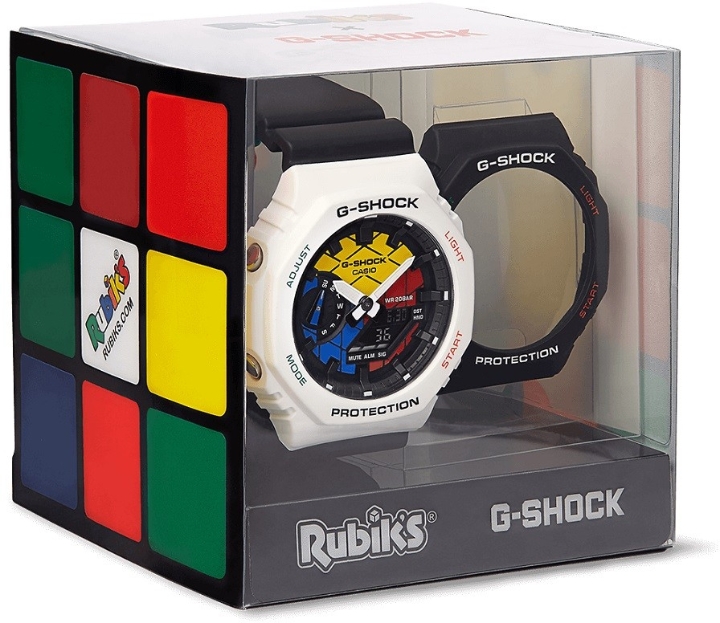 Obrazek Casio G-Shock Carbon Core Guard Rubik´s Cube Tie Up Limited Edition