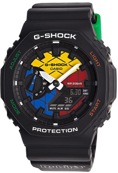 Obrazek Casio G-Shock Carbon Core Guard Rubik´s Cube Tie Up Limited Edition