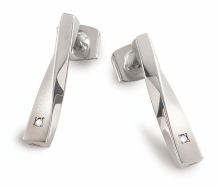 Obrazek BOCCIA TITANIUM kolczyki