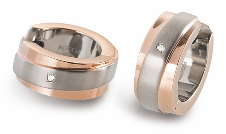 Obrazek BOCCIA TITANIUM kolczyki