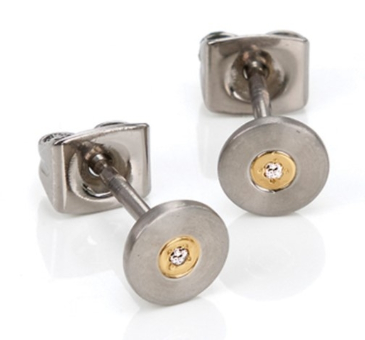 Obrazek BOCCIA TITANIUM kolczyki