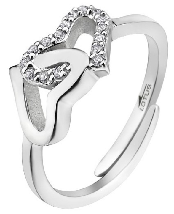 Obrazek LOTUS SILVER pierścionek MOMENTS
