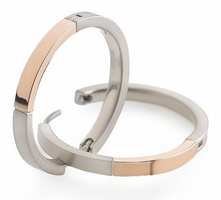 Obrazek BOCCIA TITANIUM kolczyki