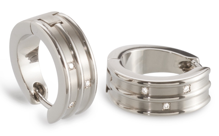 Obrazek BOCCIA TITANIUM kolczyki