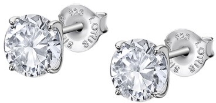 Obrazek LOTUS SILVER kolczyki ESSENTIALS