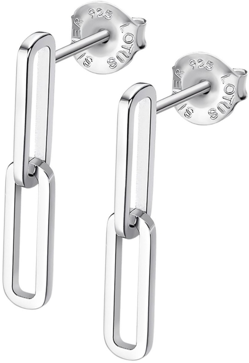 Obrazek LOTUS SILVER kolczyki LINKS COLLECTION