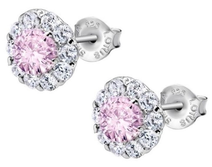 Obrazek LOTUS SILVER kolczyki 