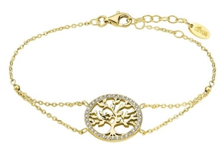 Obrazek LOTUS SILVER bransoleta TREE OF LIFE
