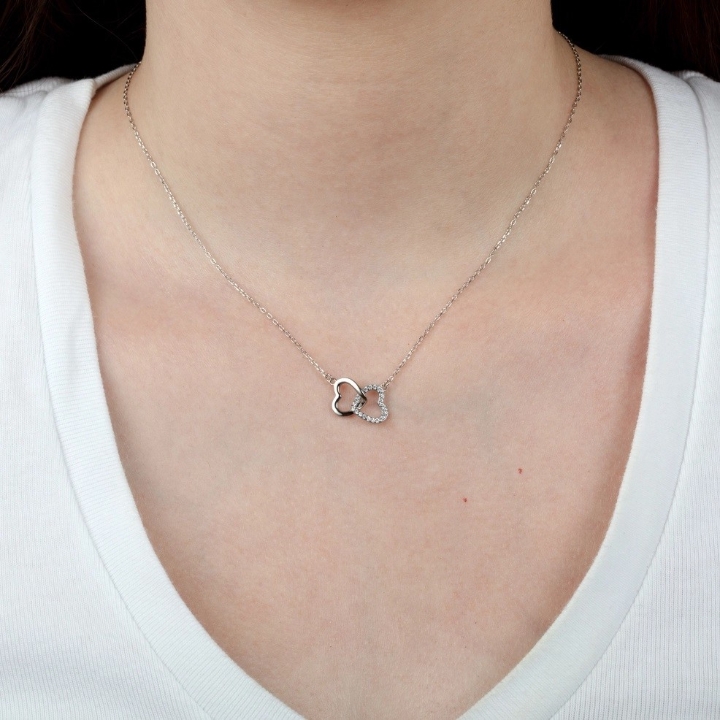 Obrazek LOTUS SILVER naszyjnik MOMENTS