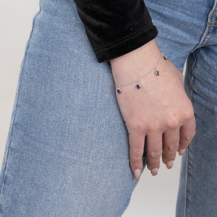 Obrazek LOTUS SILVER bransoleta 