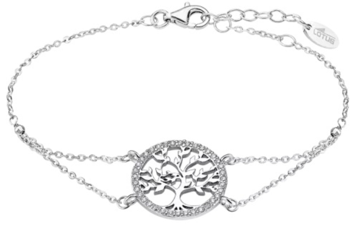Obrazek LOTUS SILVER bransoleta TREE OF LIFE