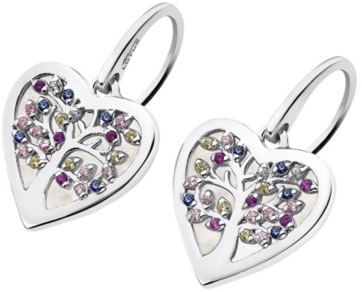 Obrazek LOTUS SILVER kolczyki 