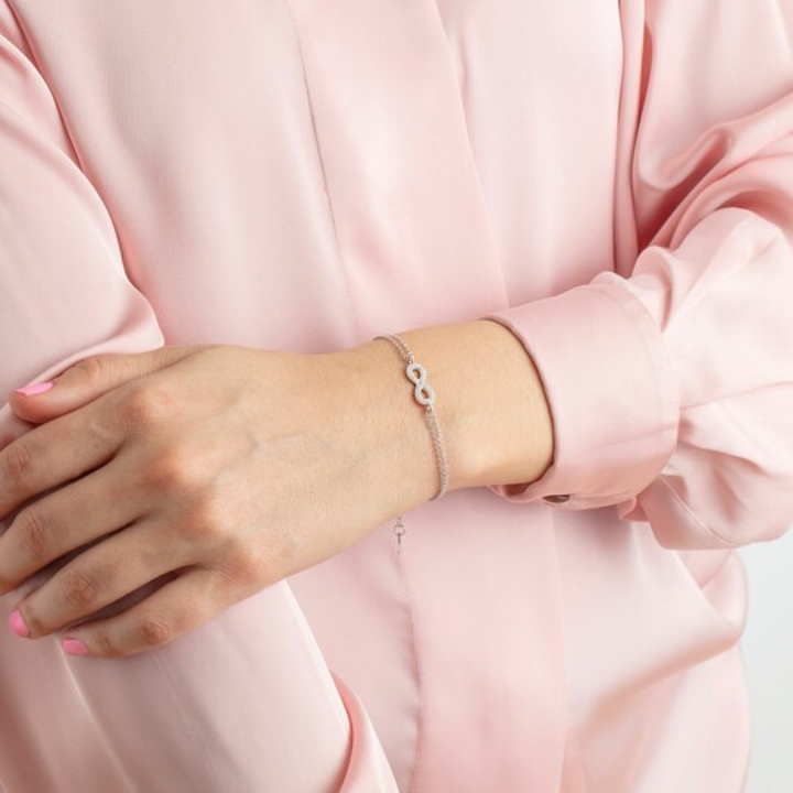 Obrazek LOTUS SILVER bransoleta 