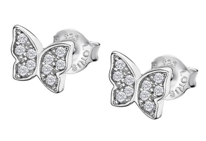 Obrazek LOTUS SILVER kolczyki MYSTIC