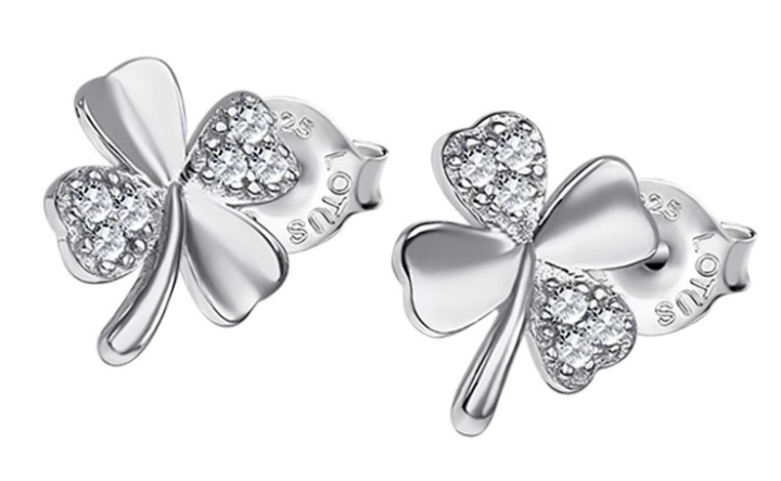 Obrazek LOTUS SILVER kolczyki MYSTIC