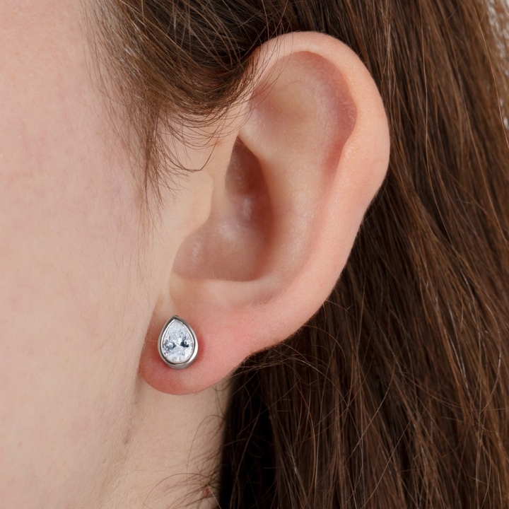 Obrazek LOTUS SILVER kolczyki ESSENTIALS