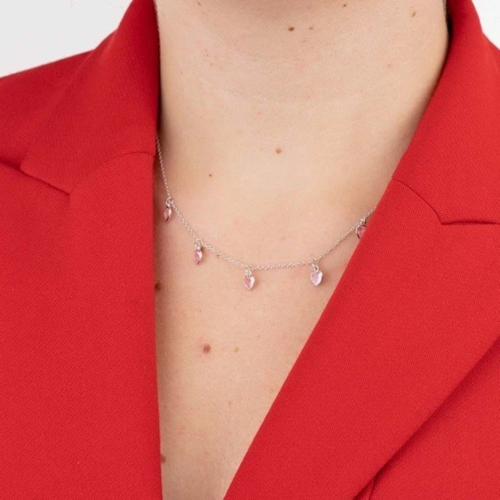 Obrazek LOTUS SILVER naszyjnik 