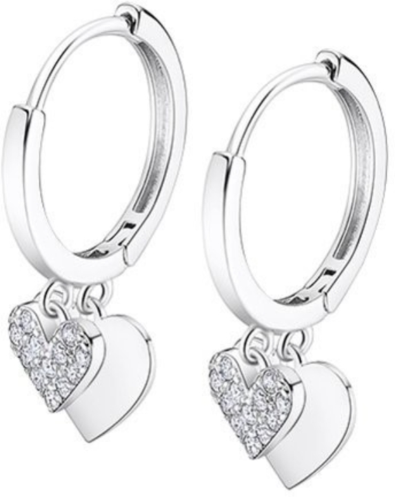 Obrazek LOTUS SILVER kolczyki TRENDY