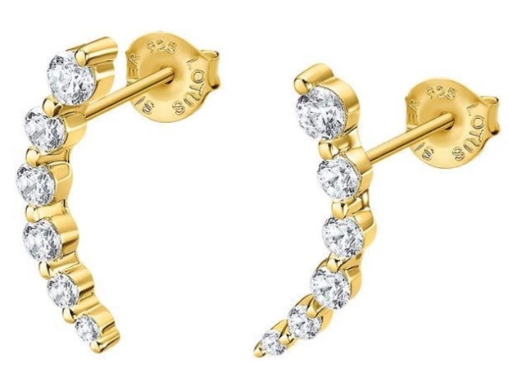 Obrazek LOTUS SILVER kolczyki EARPARTY