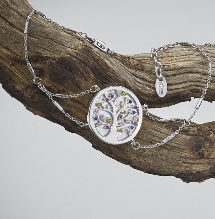 Obrazek LOTUS SILVER bransoleta 