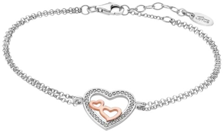 Obrazek LOTUS SILVER bransoleta MOMENTS