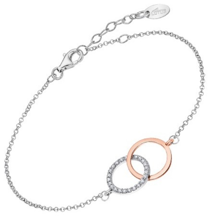 Obrazek LOTUS SILVER bransoleta MOMENTS